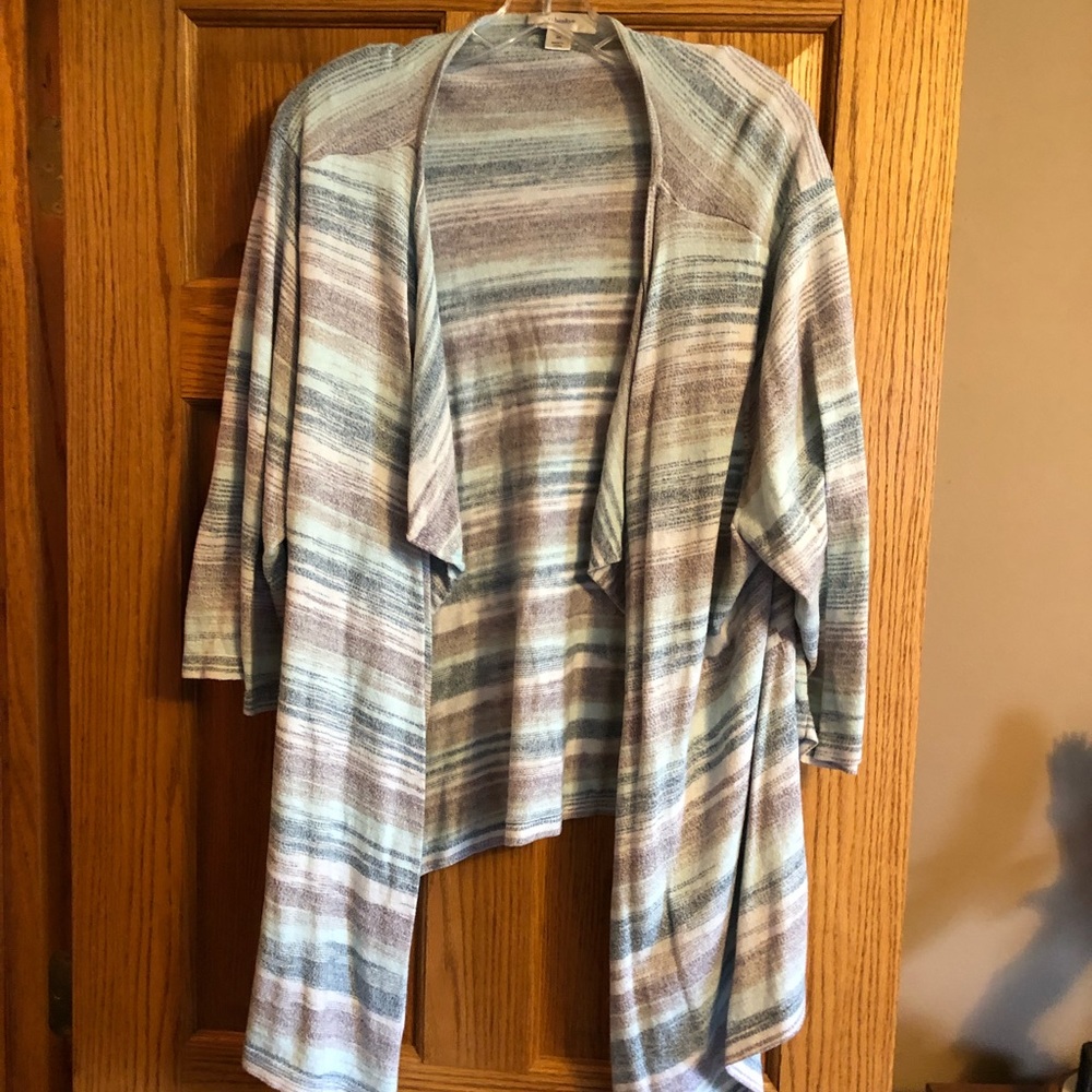Multi colored blouse cover up